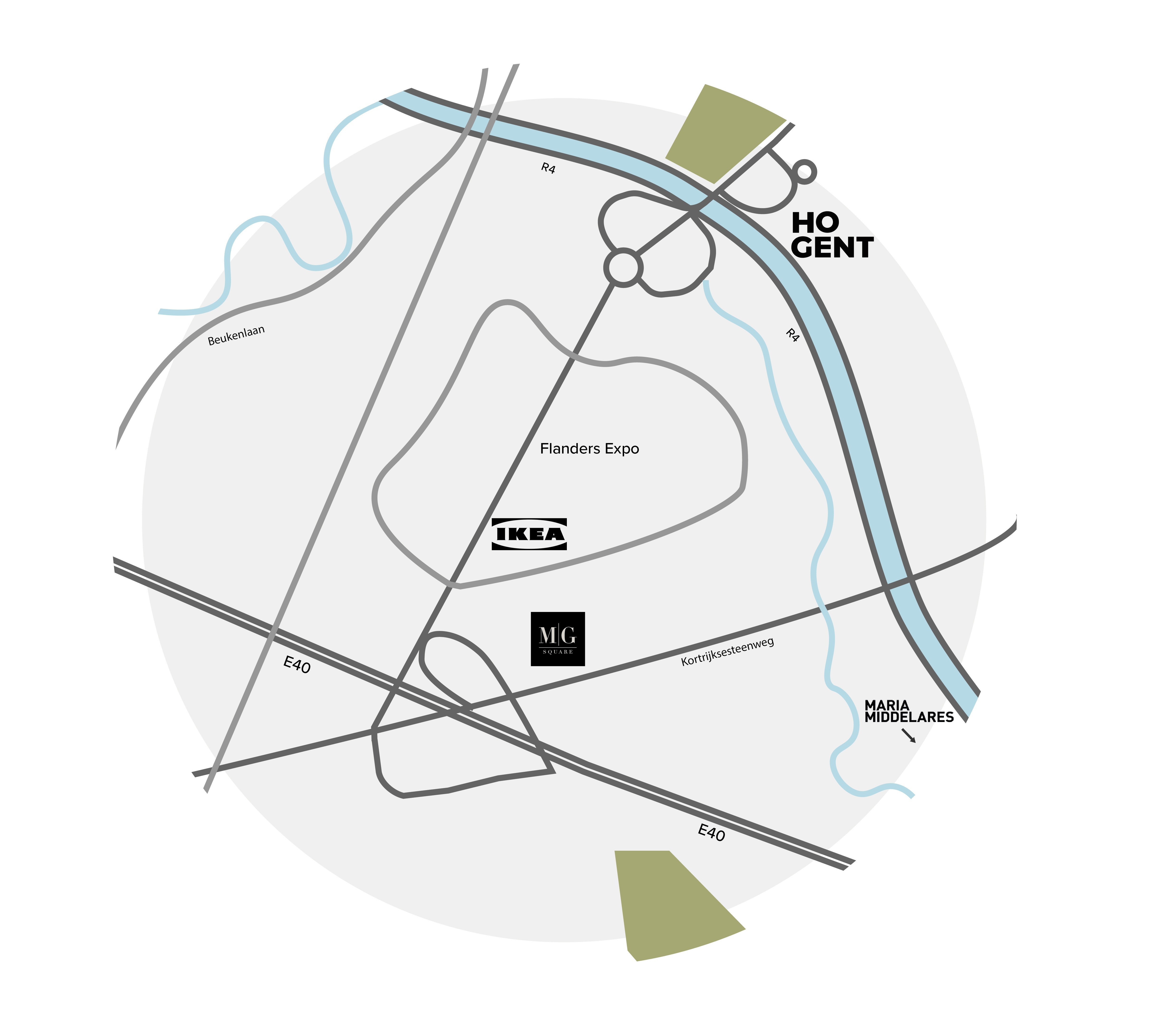 MG Square | Kortrijksesteenweg 1072, 9000 Gent
